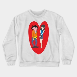 Couples in love Crewneck Sweatshirt